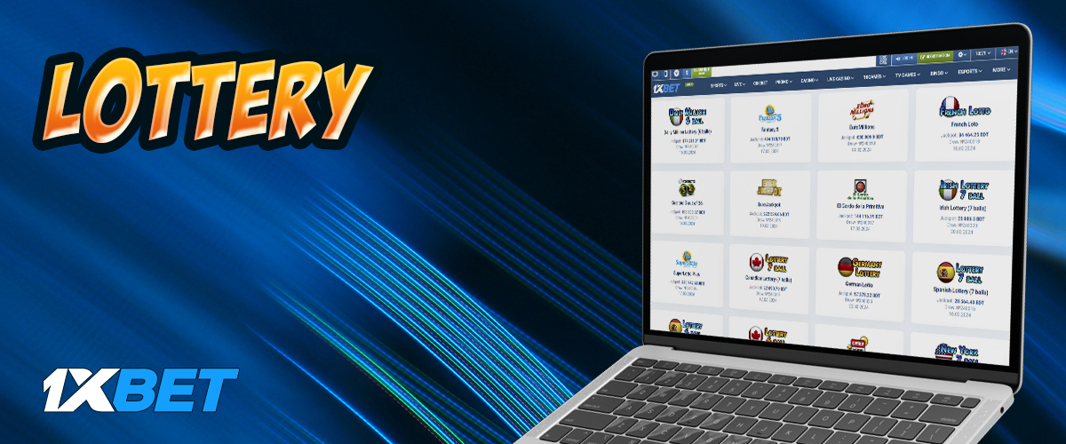Available lotteries on 1xbet online casino bangladesh website