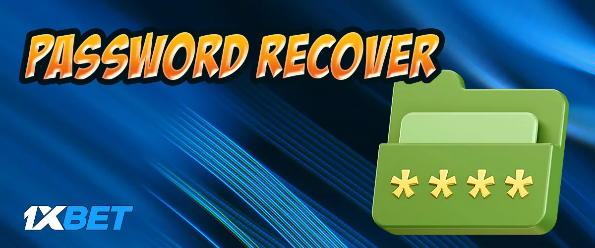 Instructions to recover lost password from 1xbet account 